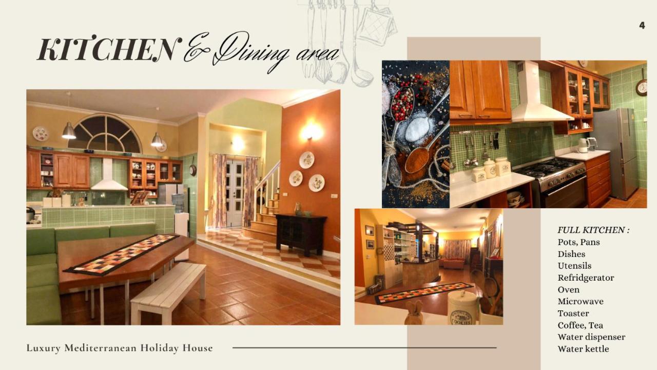 300M From Beach - Luxury Mediterranean Holiday House - Pets Welcome بانغ ساري المظهر الخارجي الصورة